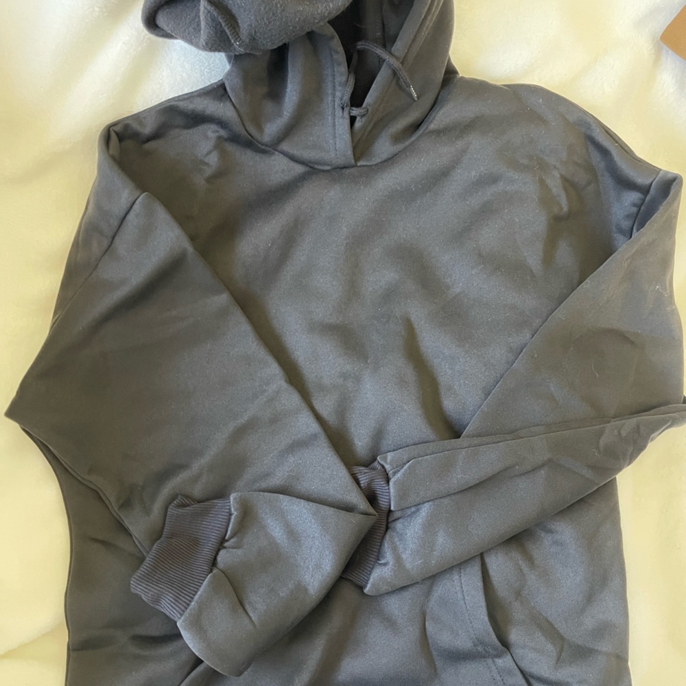 Drawstring Hoodie Black